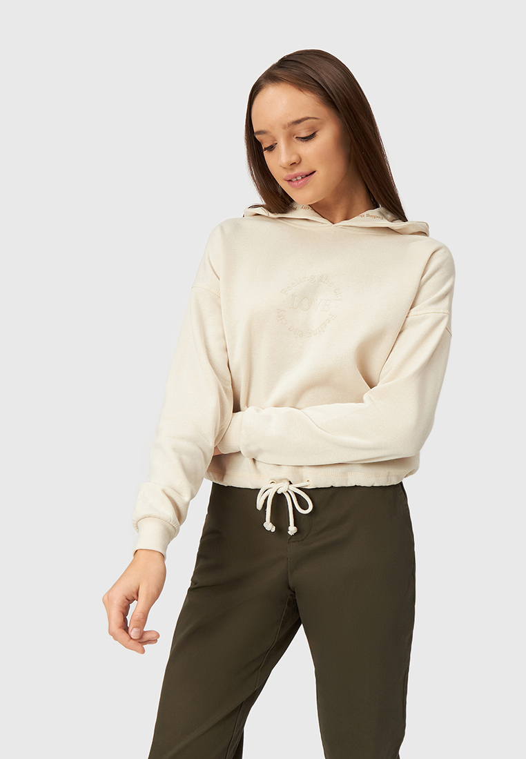 фото Худи женское modis m212w00337o756 розовое s