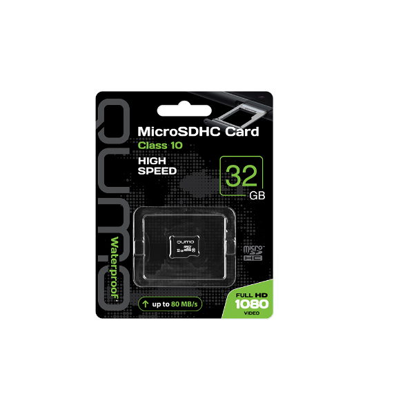 Карта памяти QUMO Micro SDHC 32Гб QM32GMICSDHC10NA