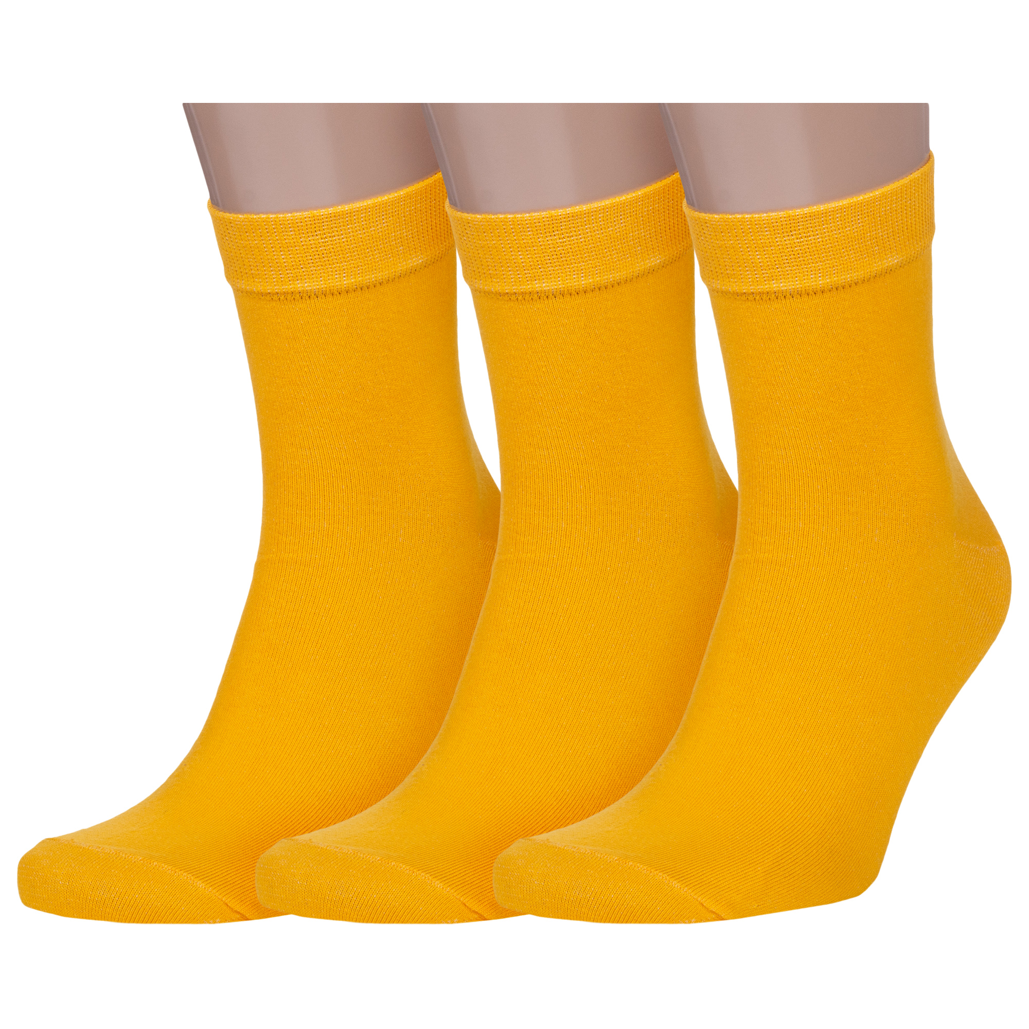 

Комплект носков мужских MoscowSocksClub 3-MY-485 желтых 25, 3-MY-485