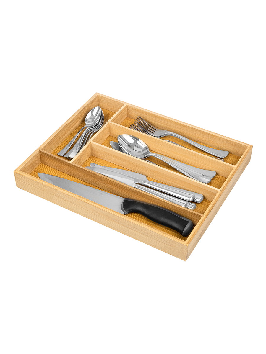 

Лоток для столовых приборов Elan Gallery 37х30х4,5 см, бамбуковый