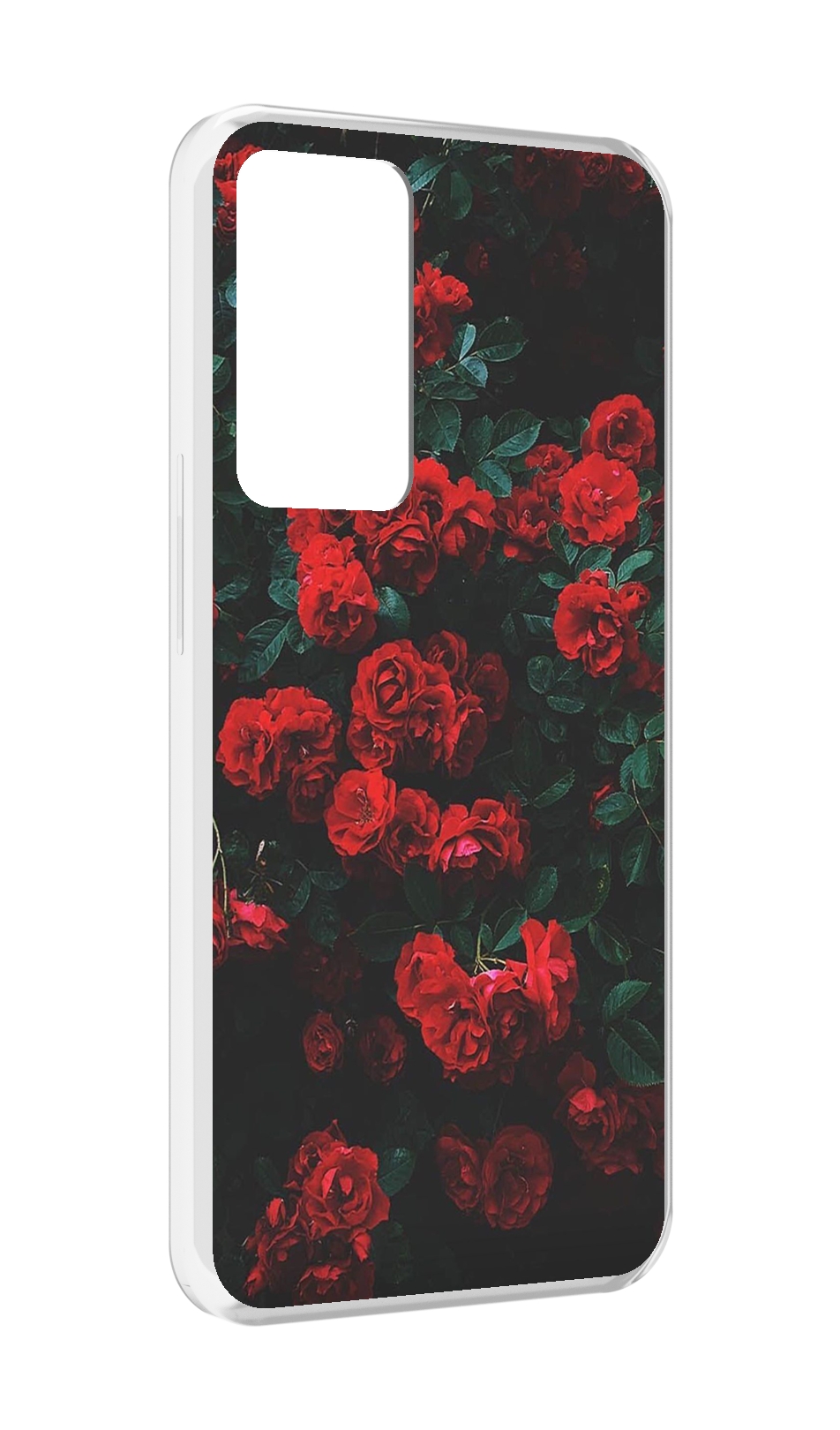 

Чехол MyPads розы-в-листьях для OPPO Reno 8 Lite, Прозрачный, Tocco