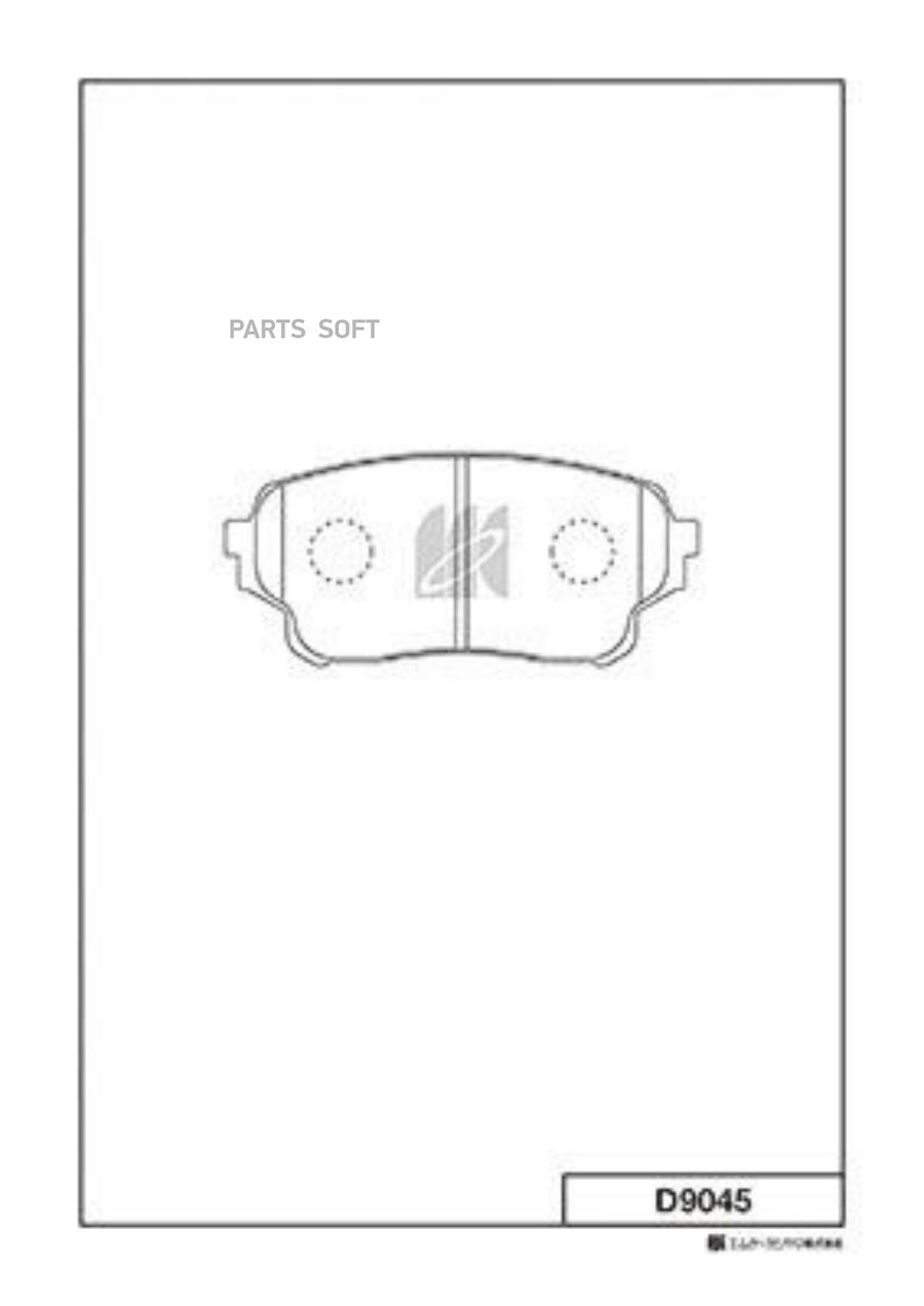

Колодки дисковые п.\ Suzuki Grand Vitara 1.6i/2.0i/1.9D KASHIYAMA D9045 D9045-01 =1166 01