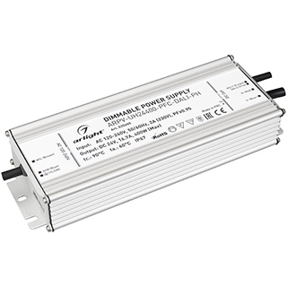 фото Блок питания arpv-uh24400-pfc-0-10v (24v, 16.7a, 400w) (arl, ip67 металл) arlight