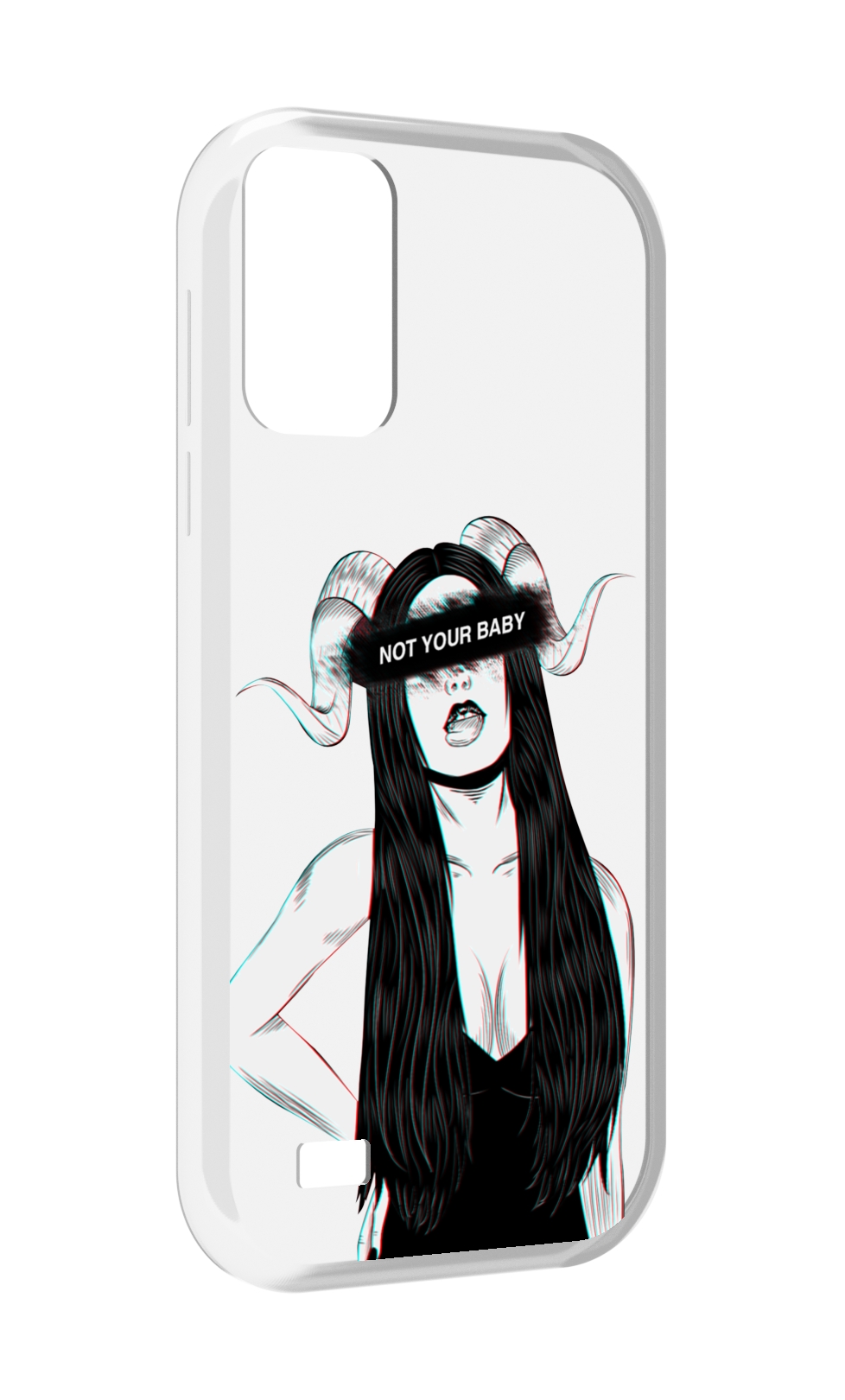 

Чехол Mypads Not-Your Для Oukitel C31, Прозрачный, Tocco