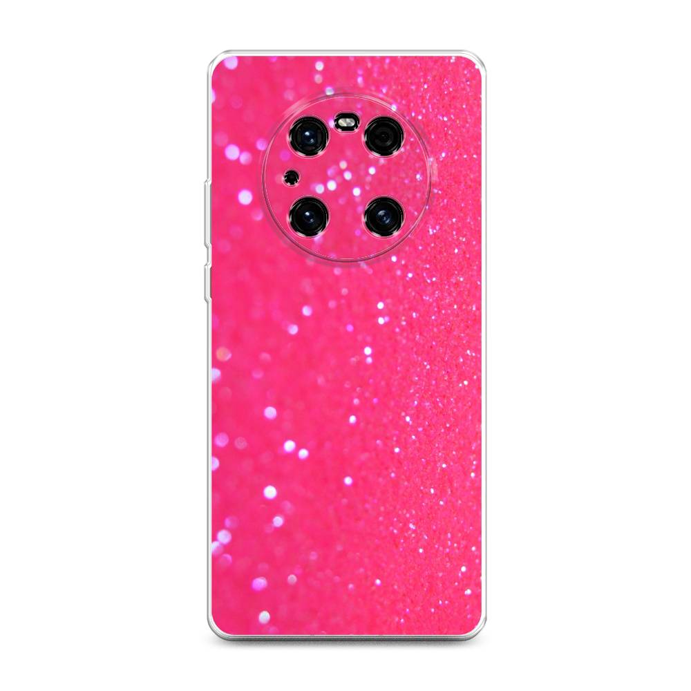 

Силиконовый чехол "Малиновые блестки рисунок" на Huawei Mate 40E Pro, Малиновые блестки рисунок