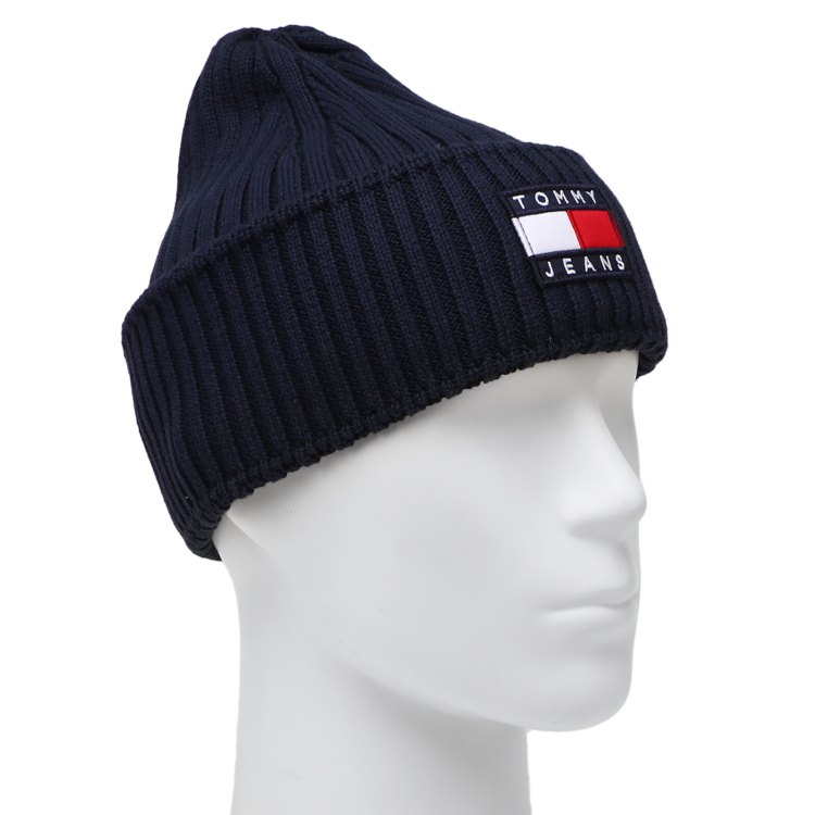 

Шапка мужская Tommy Hilfiger AM0AM11689 темно-синяя, Синий, AM0AM11689