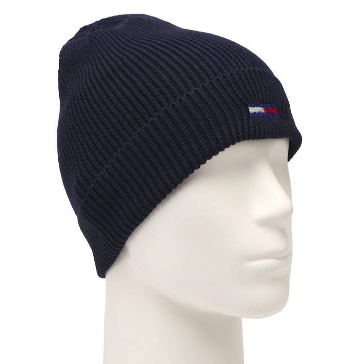 

Шапка женская Tommy Hilfiger AW0AW15474 темно-синяя, Синий, AW0AW15474