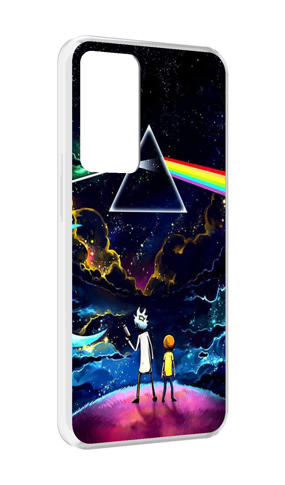 

Чехол MyPads рик и морти в космосе для OPPO Reno 8 Lite, Прозрачный, Tocco