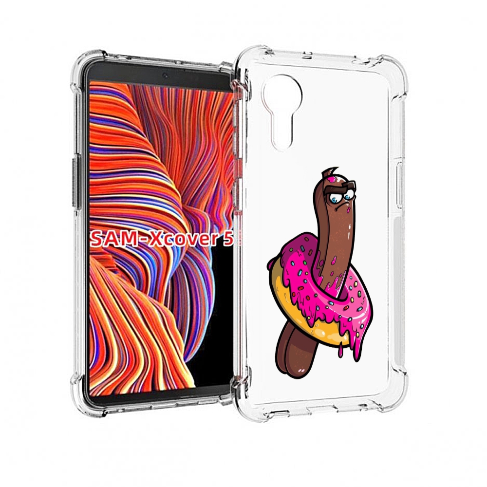 

Чехол MyPads эклер в пончике для Samsung Galaxy Xcover 5, Прозрачный, Tocco