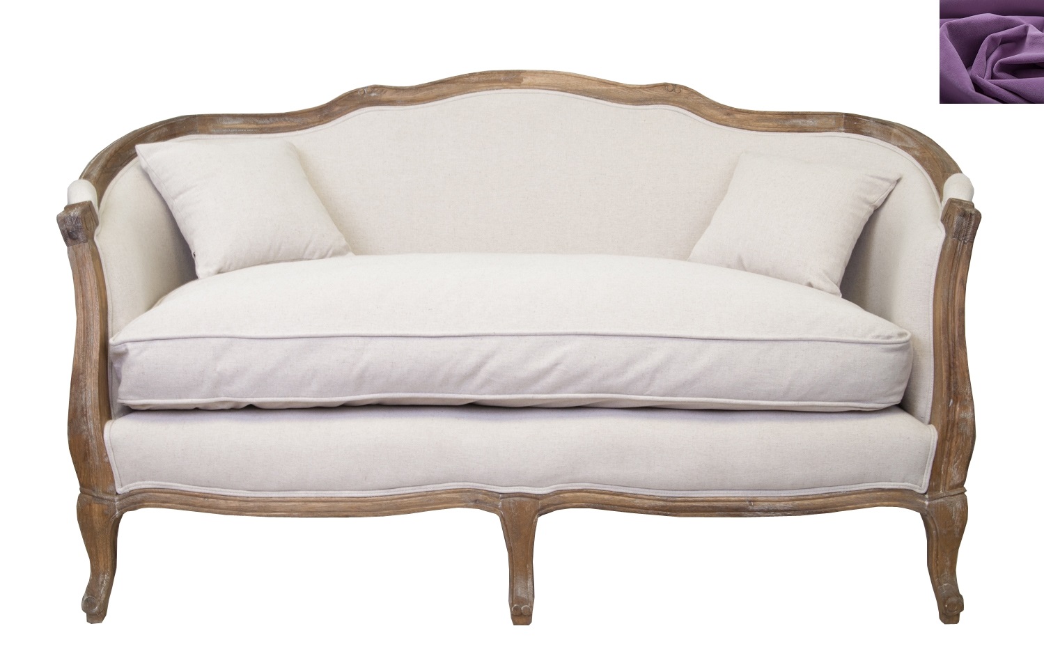 

Диван Mak-interior Darcy 2 фиолетовый