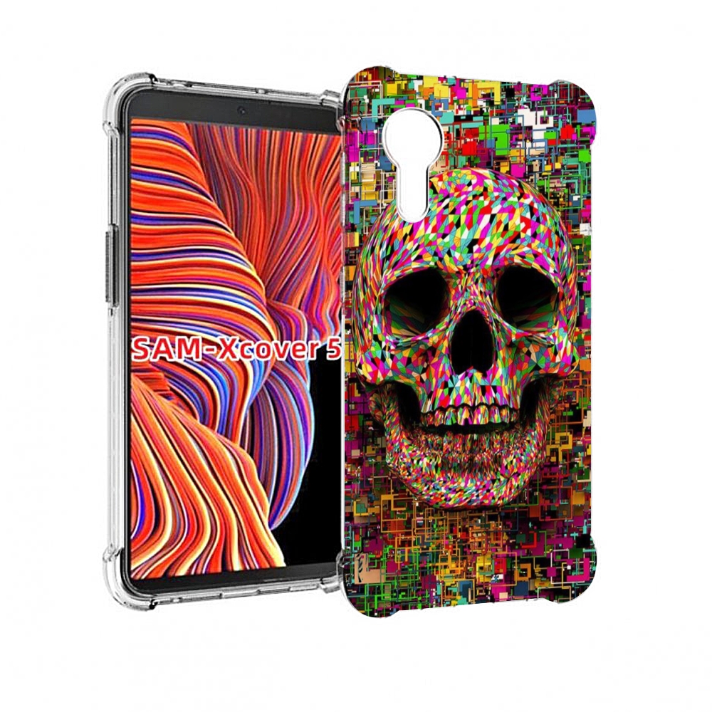 

Чехол MyPads череп красочные цвета для Samsung Galaxy Xcover 5, Прозрачный, Tocco