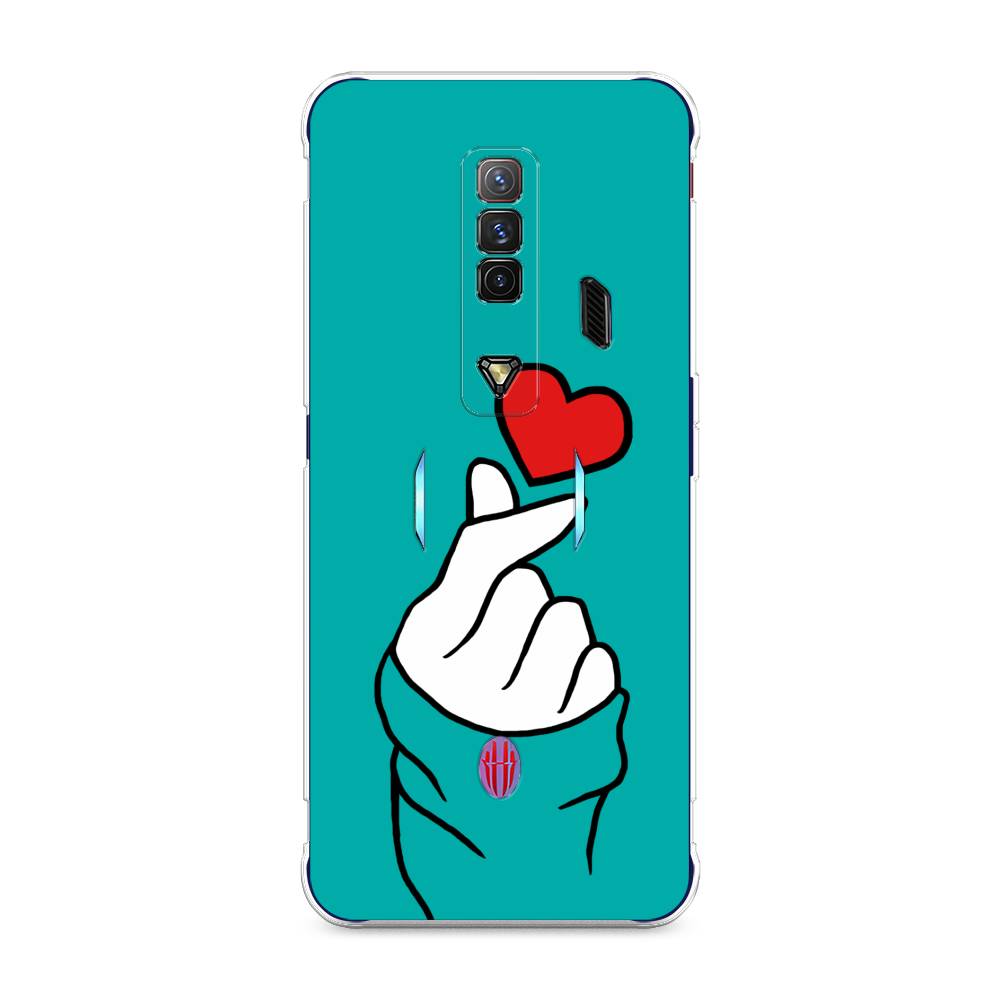 

Чехол Awog на ZTE Nubia Red Magic 7 / ЗТЕ Нубиа Ред Мэджик 7 "Маленькое сердечко", Разноцветный, 135950-7