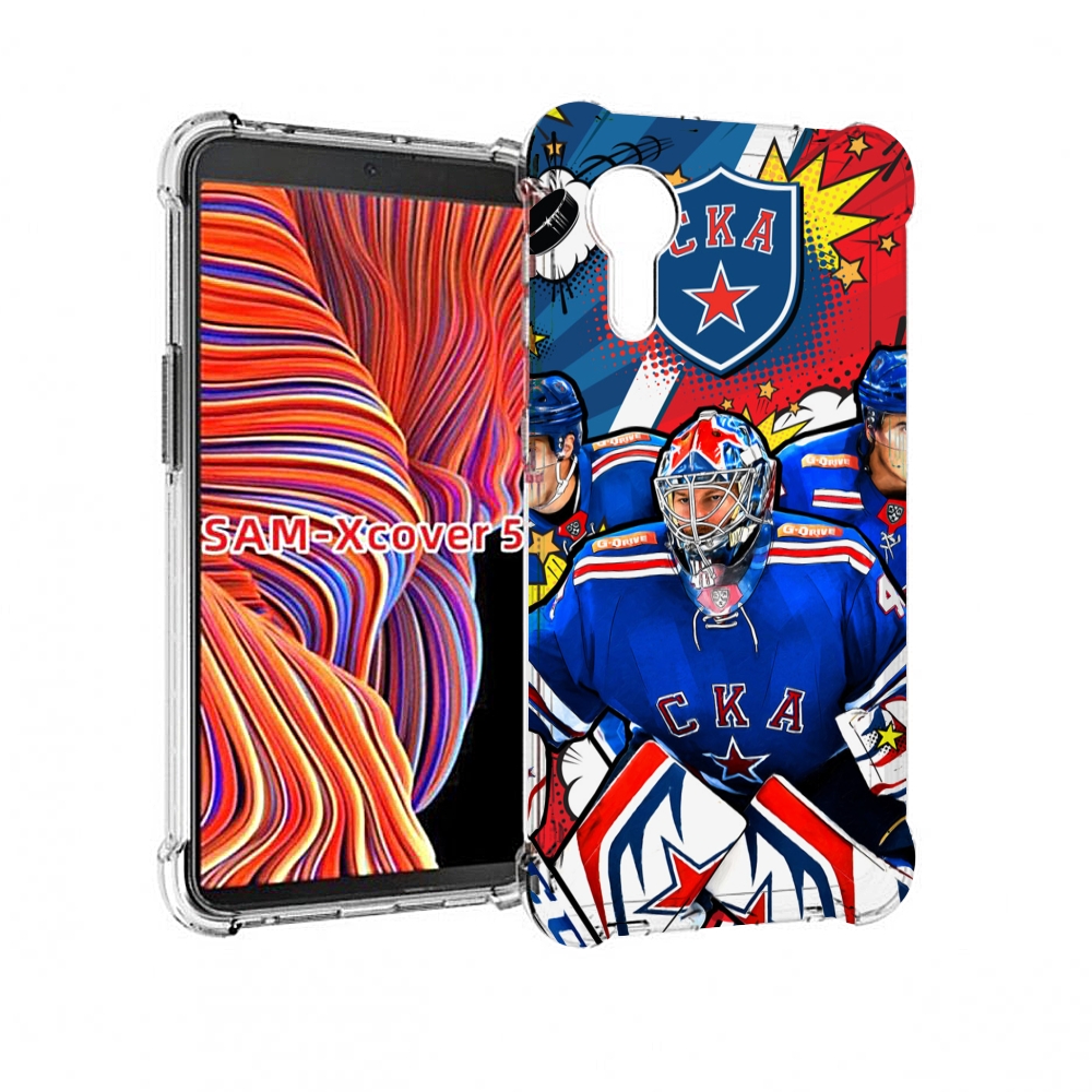

Чехол MyPads хк ска спб мужской для Samsung Galaxy Xcover 5, Прозрачный, Tocco