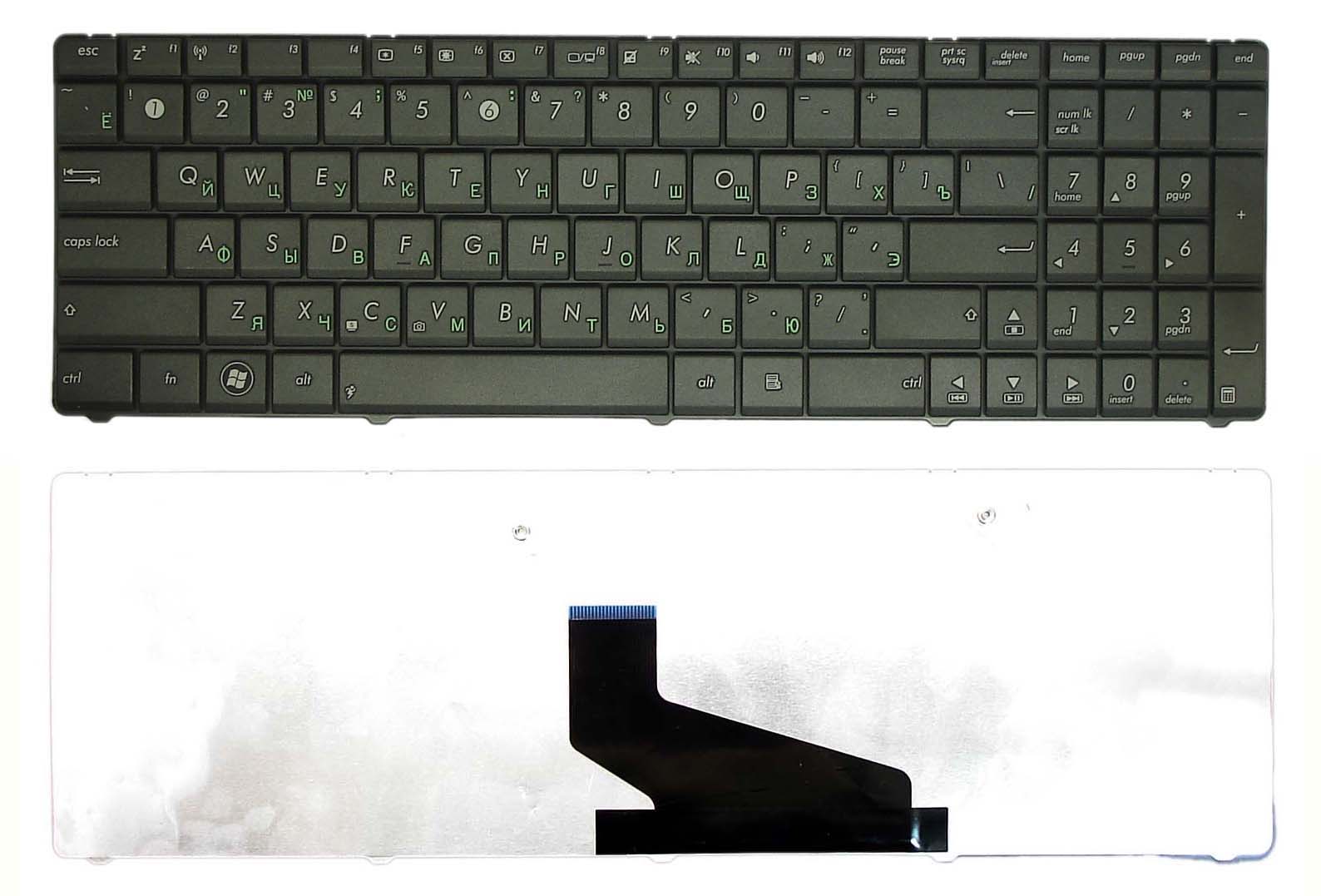 

Клавиатура для ноутбука Asus X53U черная