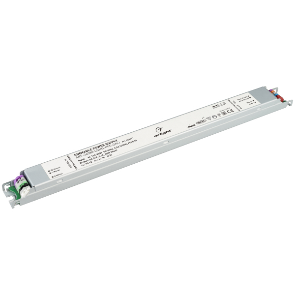 

Блок питания ARV-24080-LONG-PFC-DALI (24V, 3.4A, 80W) (ARL, IP20 Металл) Arlight, Белый