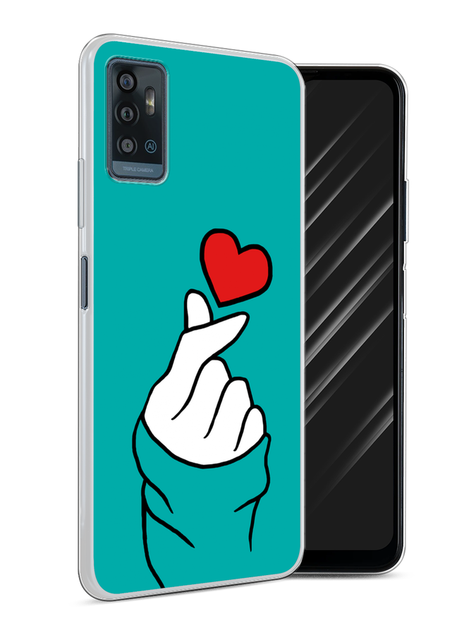 

Чехол Awog на ZTE Blade A71 / ЗТЕ Блэйд A71 "Маленькое сердечко", Разноцветный, 134450-7