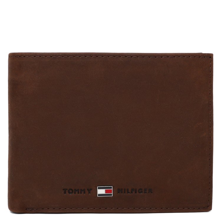 

Портмоне мужское Tommy Hilfiger AM0AM00660 коричневое, Коричневый, AM0AM00660