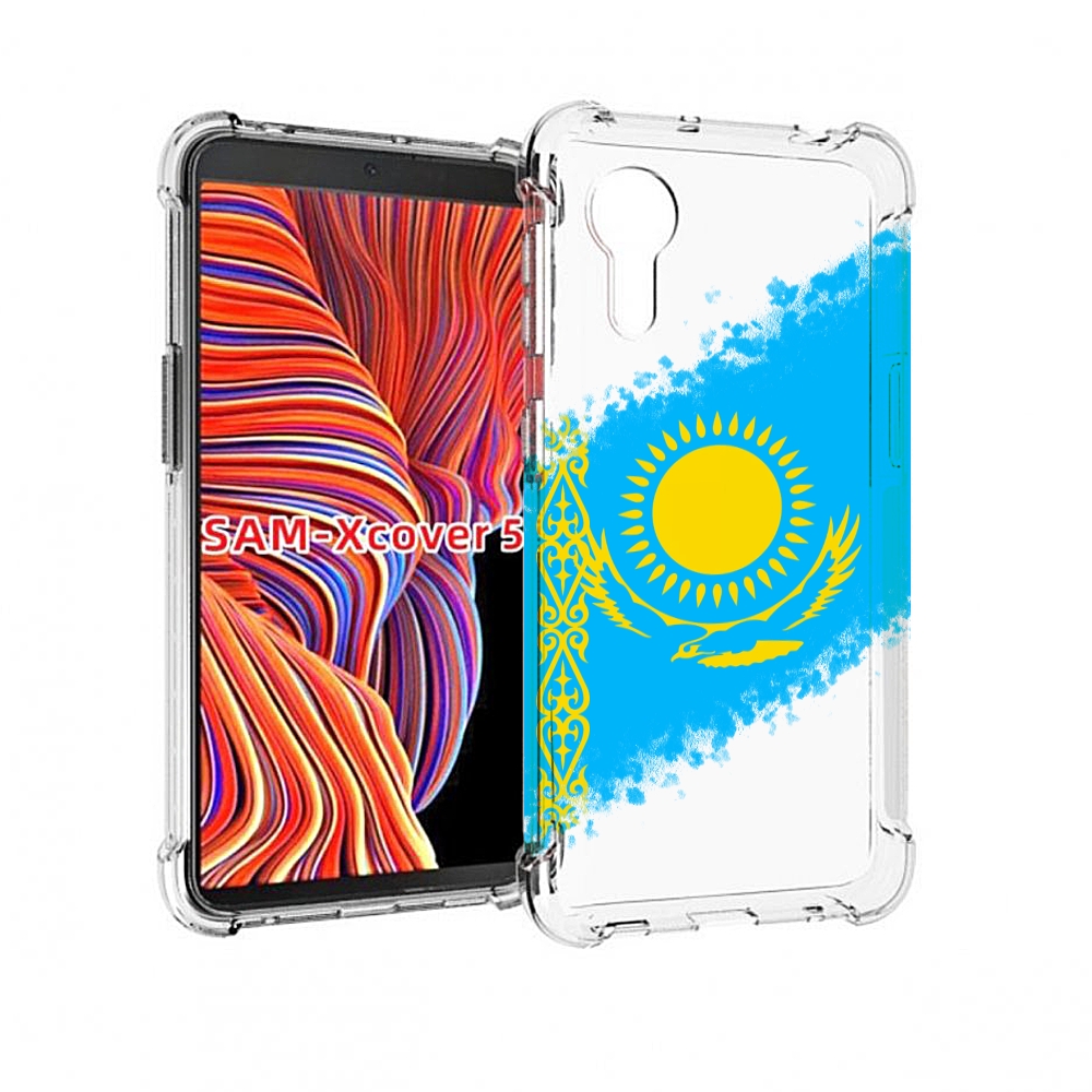 Чехол MyPads флаг Казахстана для Samsung Galaxy Xcover 5