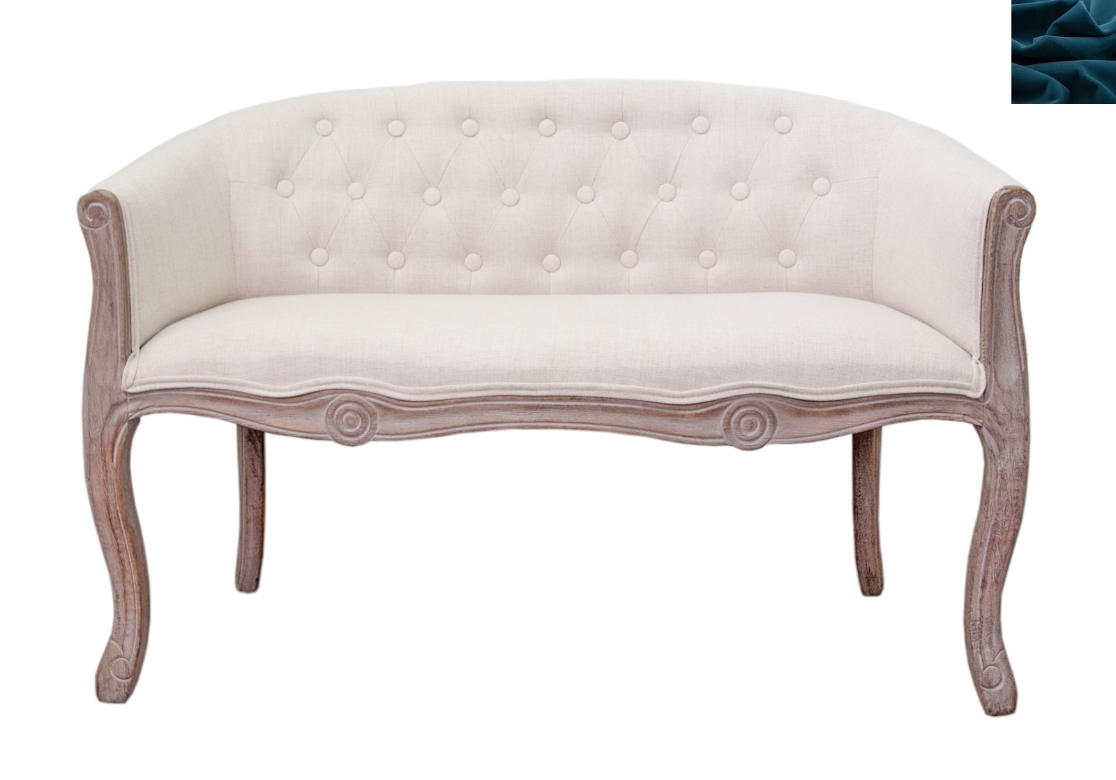 

Диван Mak-interior Kandy double beige синий
