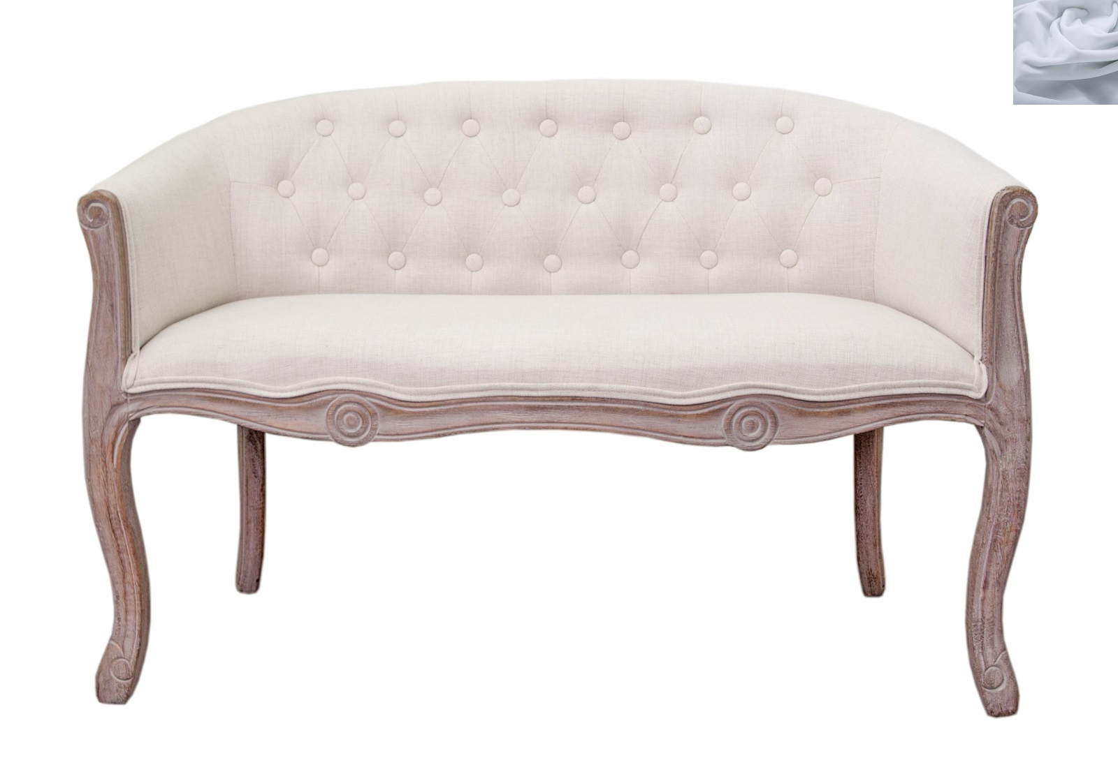 

Диван Mak-interior Kandy double beige серый