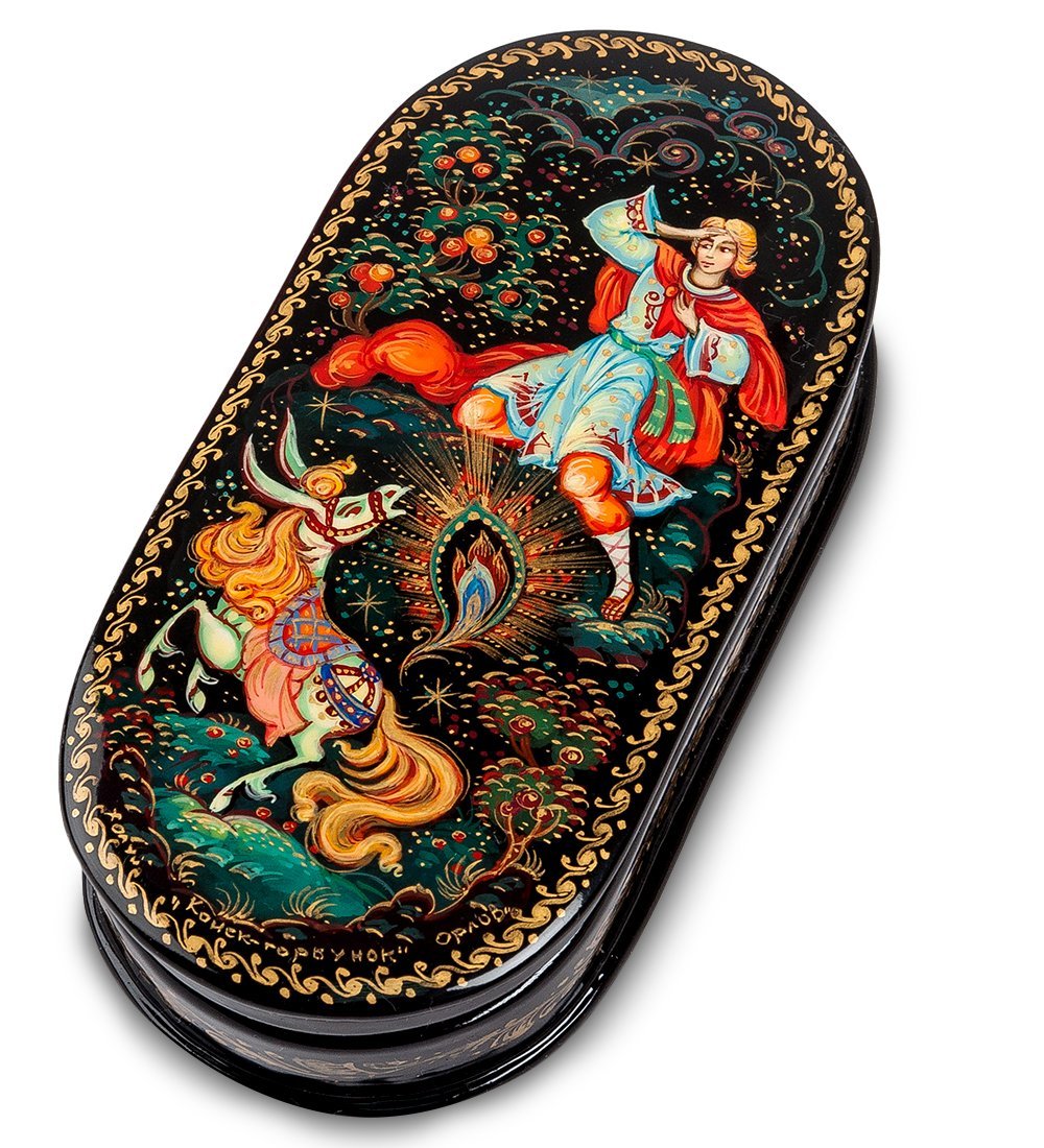 

Шкатулка "Конек горбунок" исп. Орлова Art East, Разноцветный
