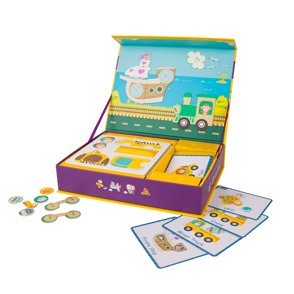

Книга-игра Classic World Транспорт магнитная, CW20026