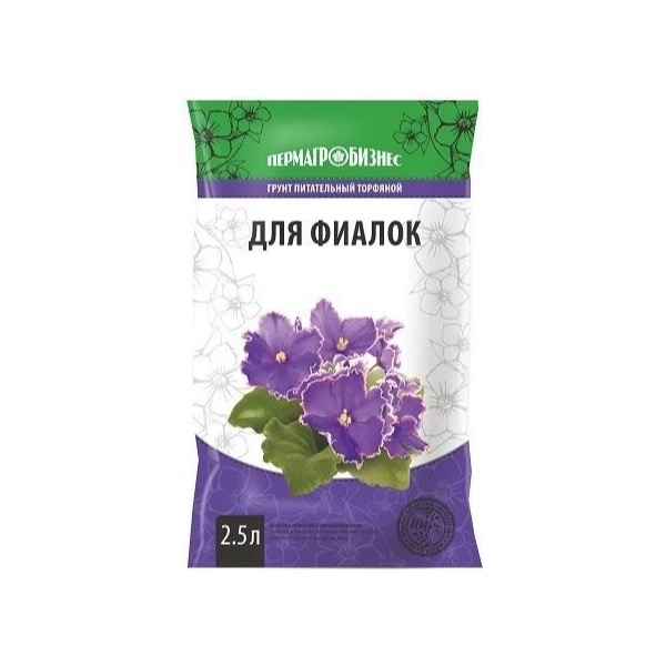 

Грунт Для Фиалок 2,5л (ПАБ)