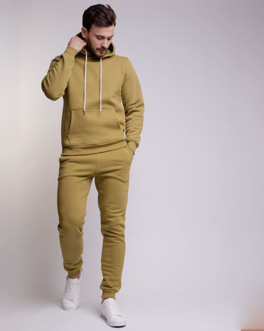 Худи мужское Uzcotton 1-UZ-M-H хаки M 1620₽