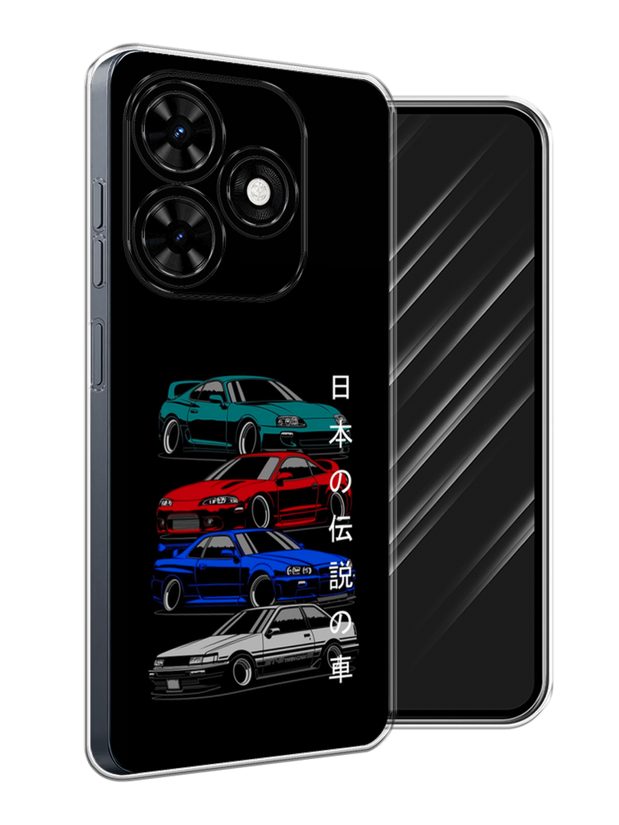 

Чехол Awog на Tecno Spark Go 2024 "JDM Legend cars", Зеленый;красный;синий, 304650-1