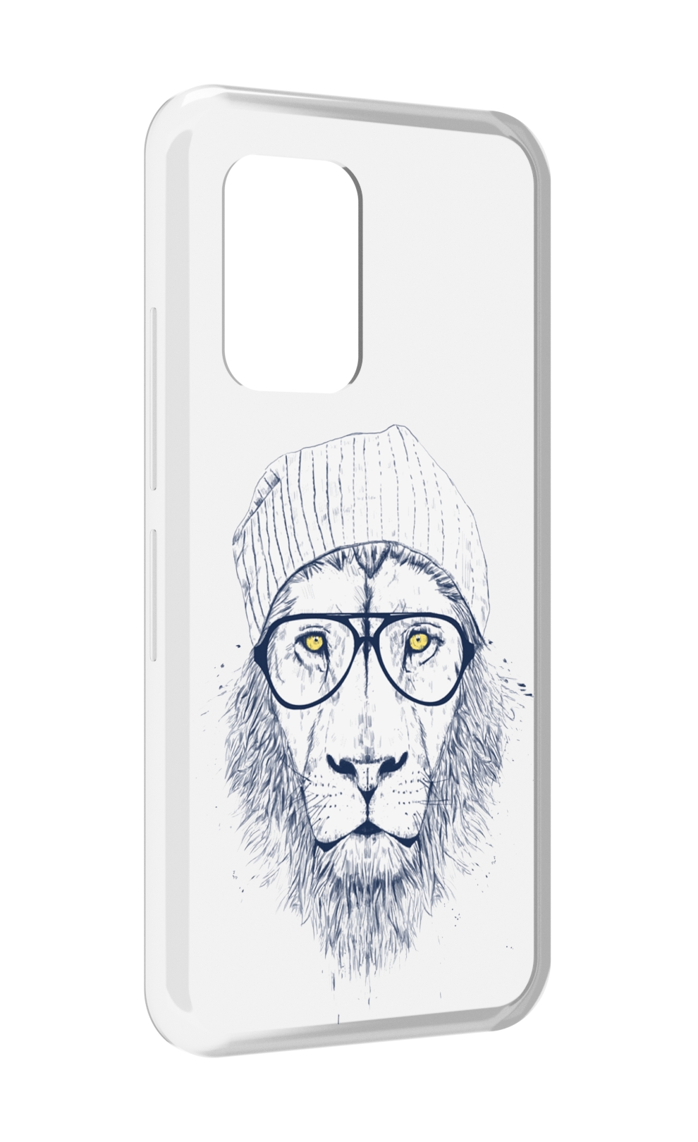 

Чехол MyPads хиппи лев для UMIDIGI Bison GT, Прозрачный, Tocco