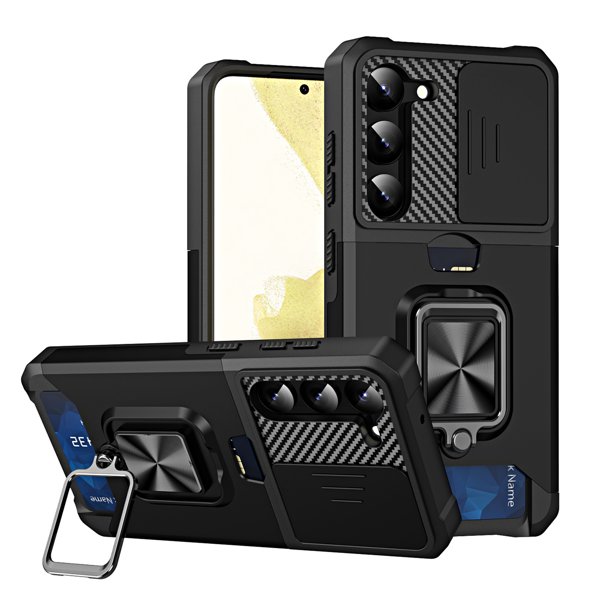 

Противоударный чехол Сard Reader Case для Samsung Galaxy S23, черный, Сard Reader Case