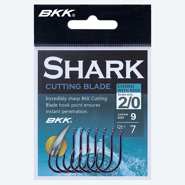 

Крючок BKK CHINU-R Shark (A-BN-0422) #A 9 (E 2/0) (7шт) кольцо, A-BN-0422