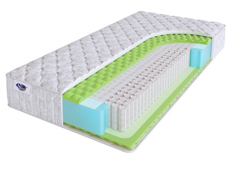 

Матрас SkySleep 105 x 220 WAVE Comfort S1000, Белый, WAVE COMFORT S1000