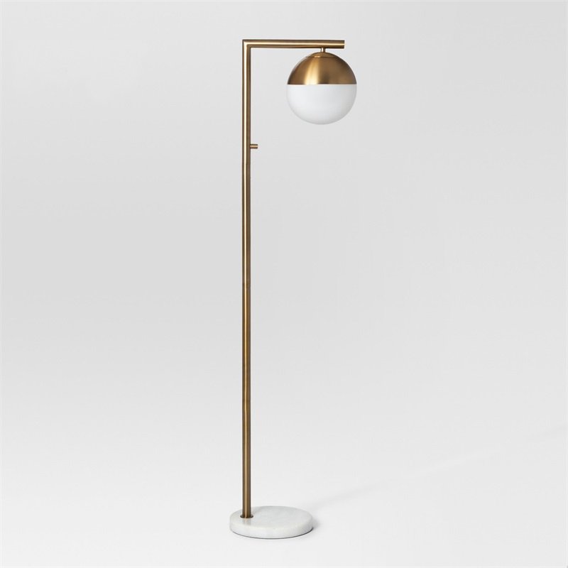 

Торшер ImperiumLoft Geneva Single Glass Globe Floor Lamp, 41.115-0