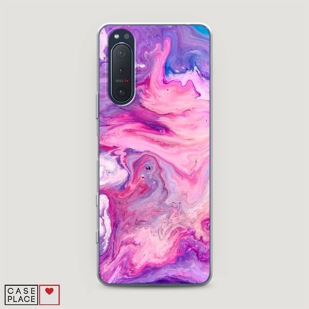 

Чехол на Sony Xperia 5 II "Нежно-розовая абстракция", Розовый, 54750-3