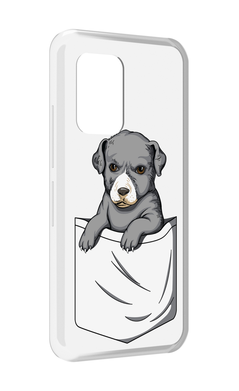 

Чехол MyPads собачка в кармане для UMIDIGI Bison GT, Прозрачный, Tocco