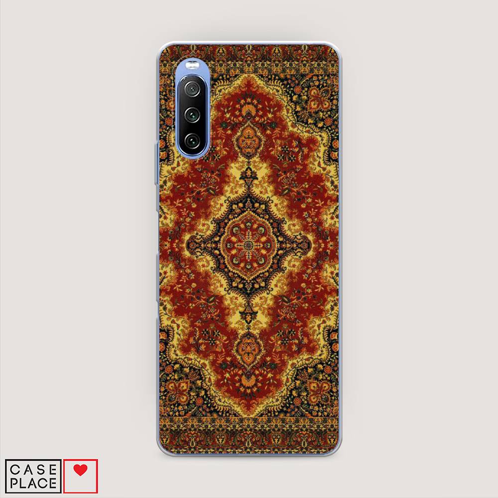 

Чехол на Sony Xperia 10 III "Ковер", Коричневый;золотистый;красный, 54950-3