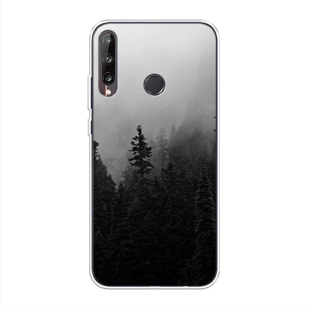 

Чехол на Huawei Y7p "Туманный лес", Серый;черный, 6103350-2