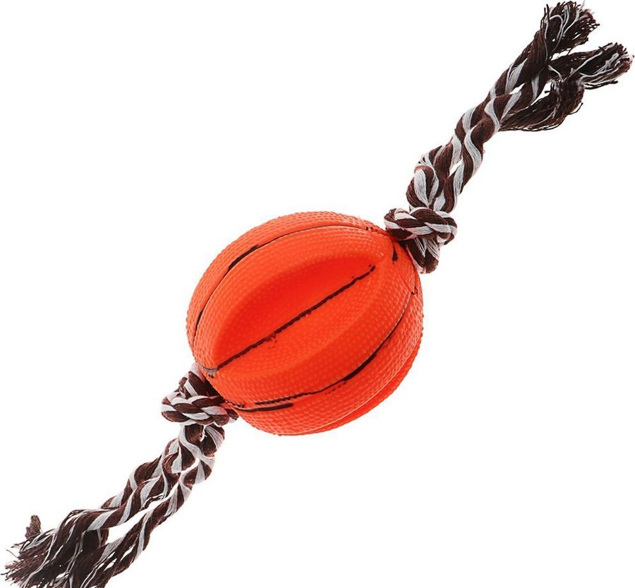 Игрушка для собак Мяч баскетбольный латексный, 9 см