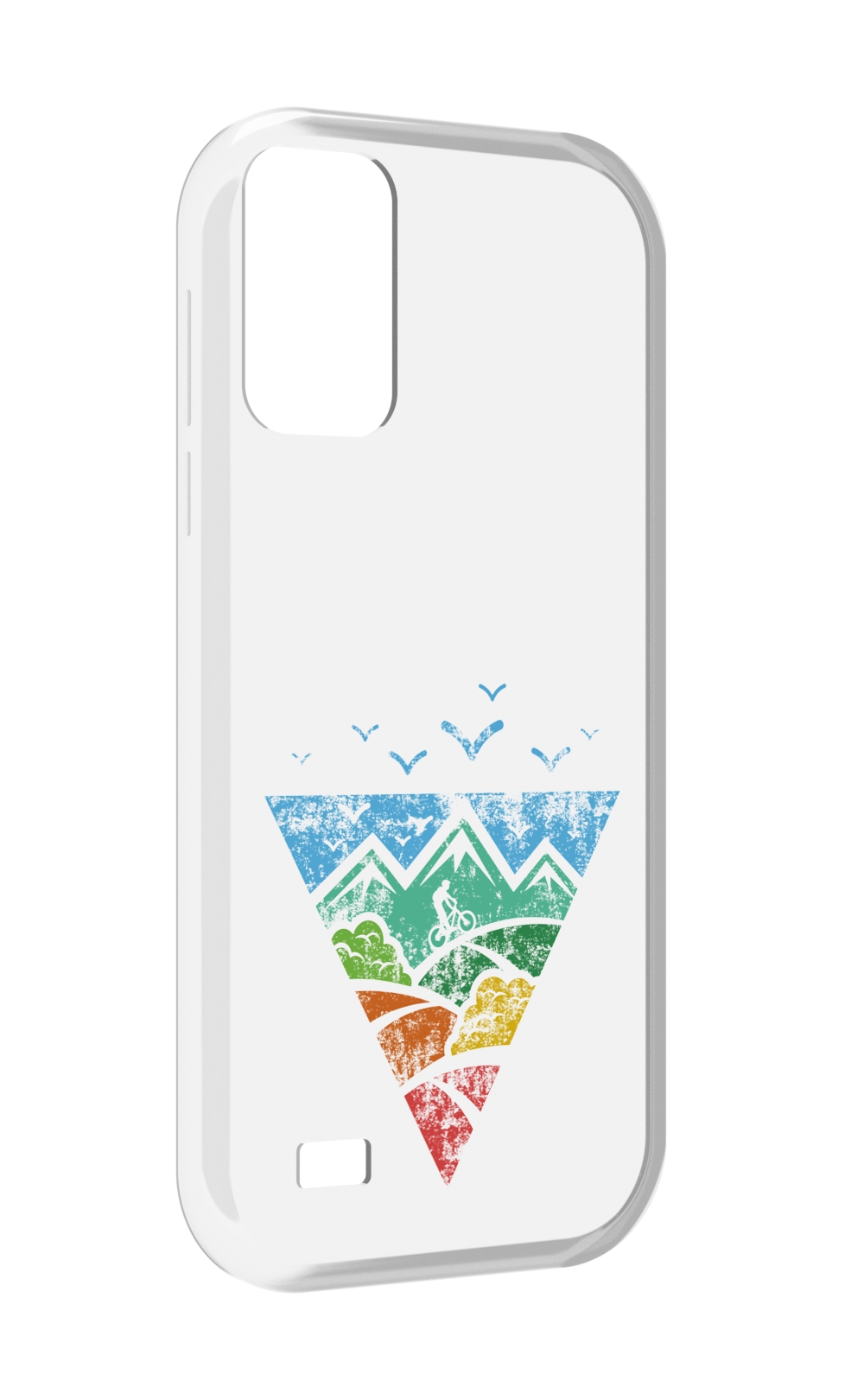 

Чехол MyPads Лес земля море чайки для Oukitel C31, Прозрачный, Tocco
