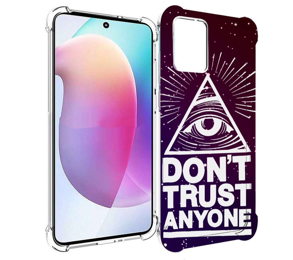 

Чехол MyPads Не-доверяй для Motorola Edge 30 Neo, Прозрачный, Tocco