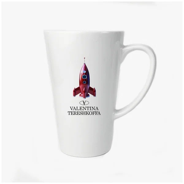 

Большая конусная кружка CoolPodarok Valentina Tereshkoffa