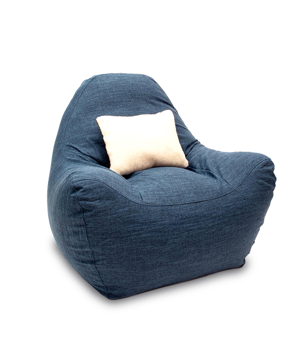 Кресло-мешок WowPuff ЭДЕМ 250201020066 100x90x90 см, Синий