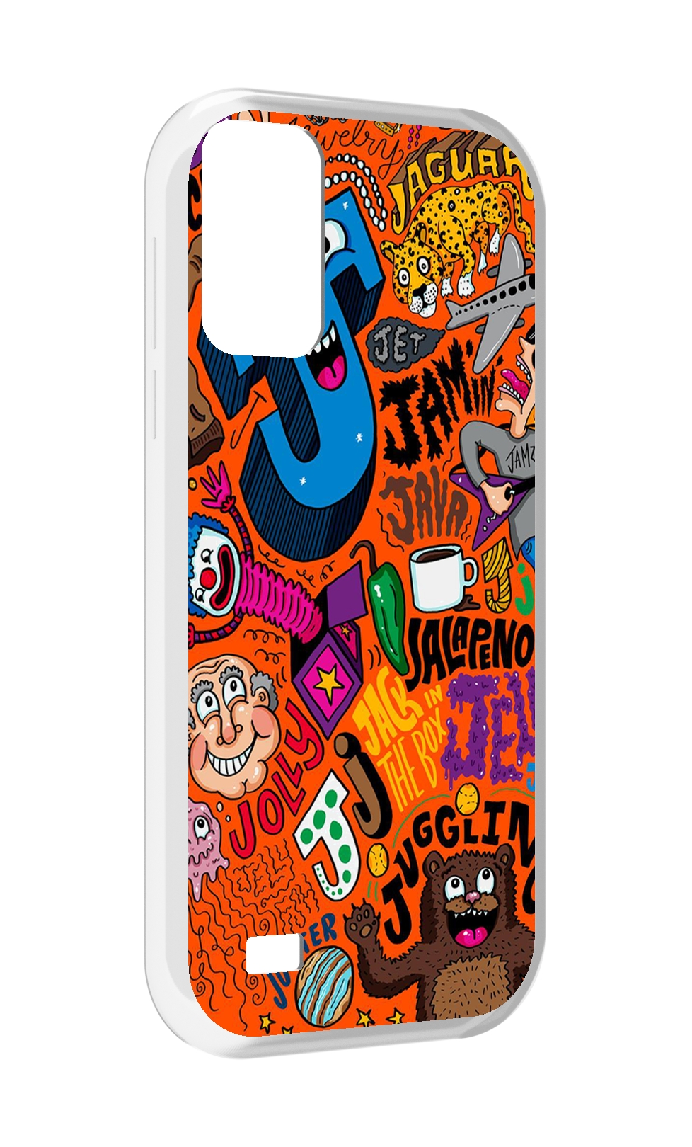 

Чехол Mypads Funky-Decor Для Oukitel C31, Прозрачный, Tocco