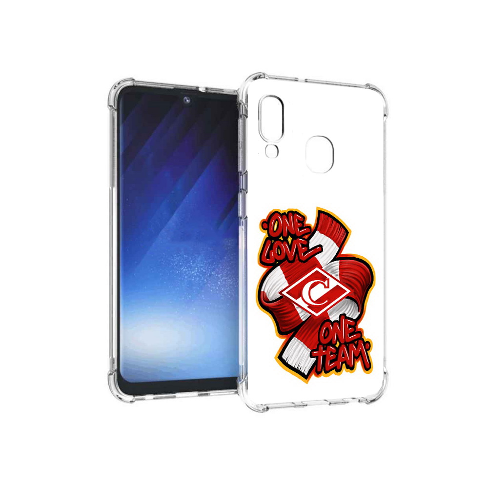

Чехол MyPads Tocco для Samsung Galaxy A20e ФК спарак 1 любовь (PT133424.505.184), Прозрачный, Tocco