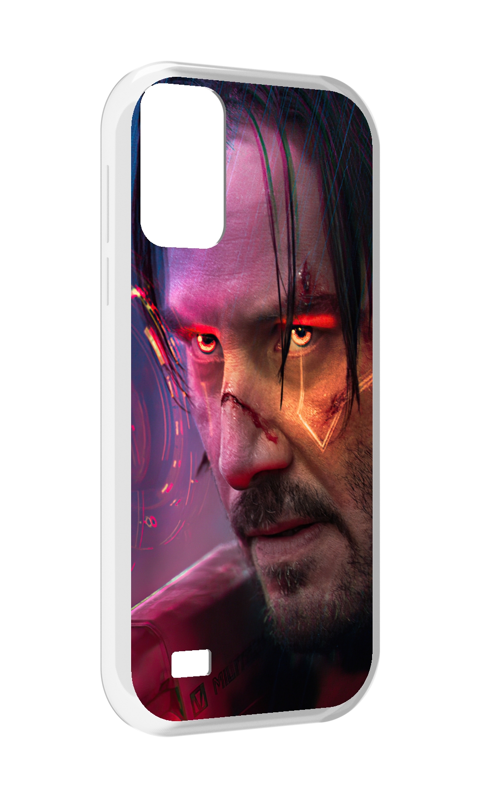 

Чехол MyPads cyberpunk 2077 Джонни Сильверхенд для Oukitel C31, Прозрачный, Tocco