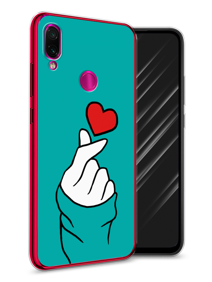 

Чехол Awog на Xiaomi Redmi Note 7 "Маленькое сердечко", Разноцветный, 34750-7