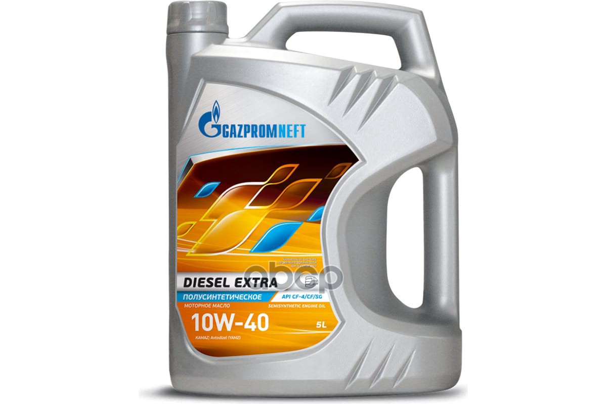 фото Gazpromneft масло моторное gazpromneft diesel extra 10w-40 полусинтетическое 5 л 238990135