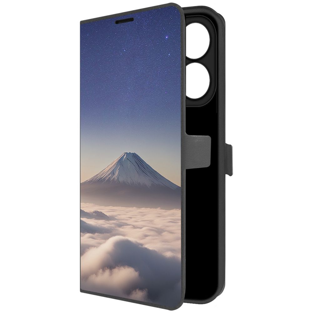 

Чехол-книжка Krutoff Eco Book для INFINIX Hot 40i Япония, Фудзияма (черный)