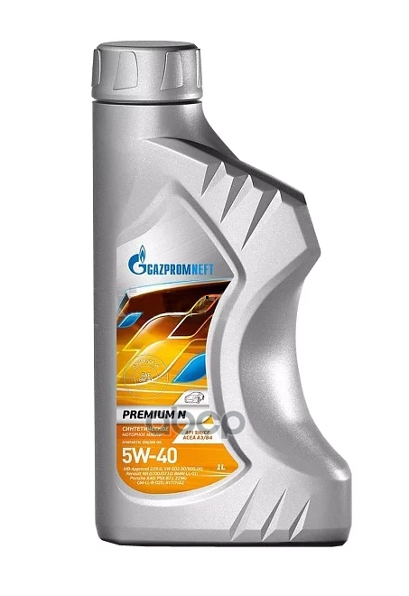 Моторное масло Gazpromneft синтетическое Premium N 5W40 1л